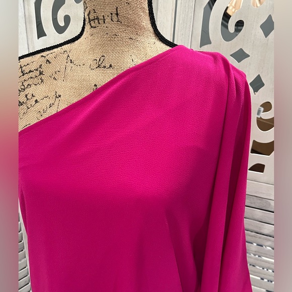VICI Hot PINK Size M Cocktail Drape Dress - Picture 9 of 13